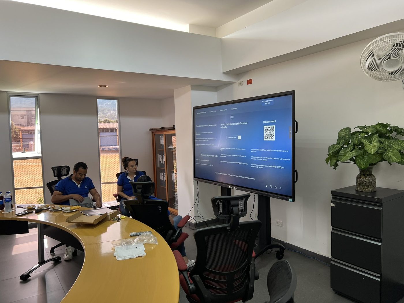 AVACOM classroom deployment in West Africa