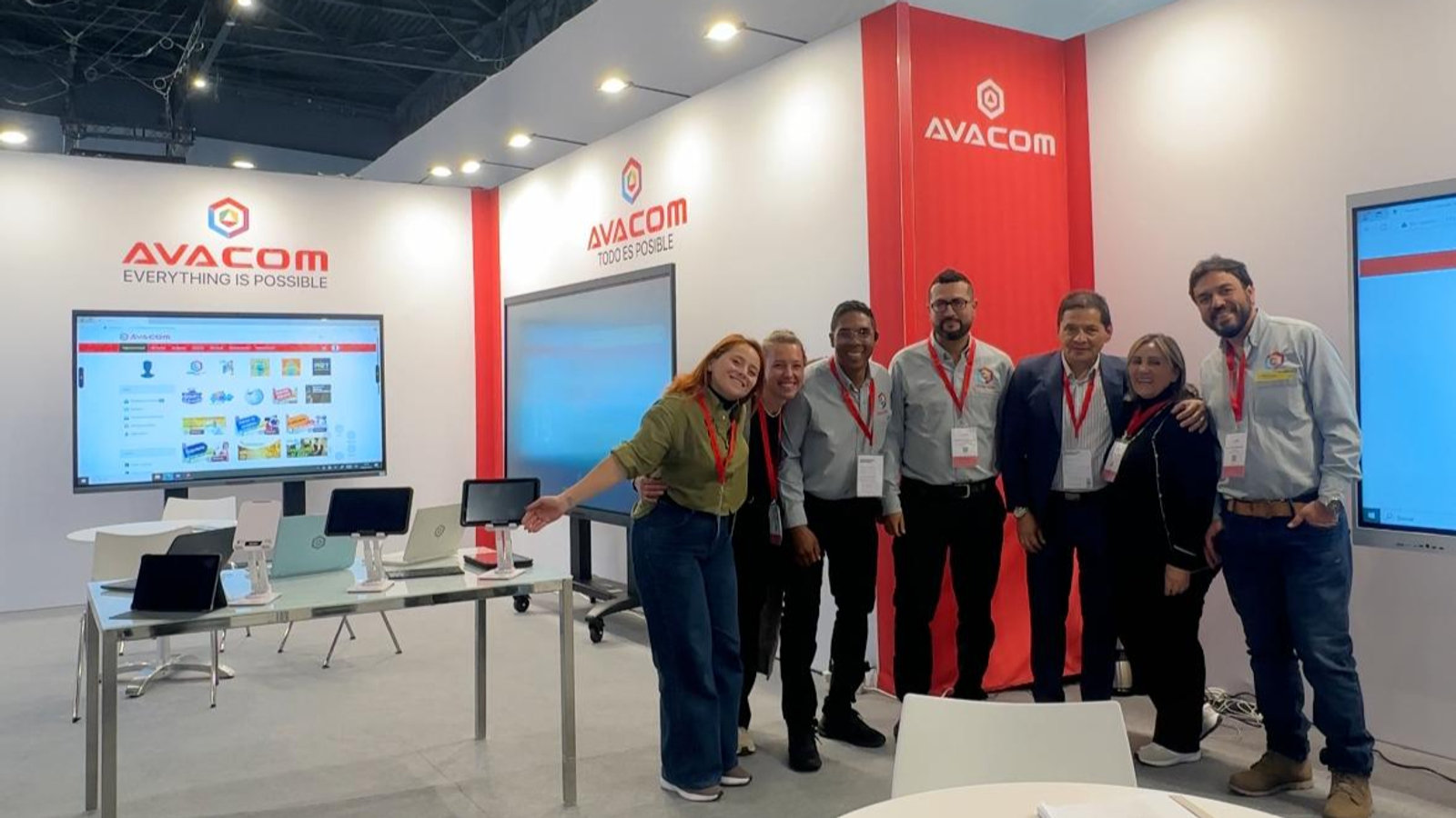 AVACOM team at ISE 2025 Barcelona